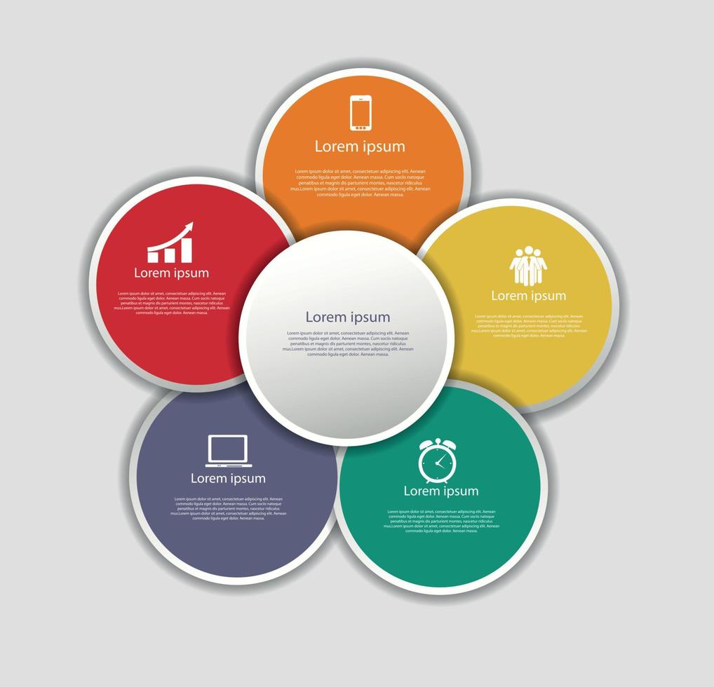 éléments de conception infographie illustration vectorielle vecteur