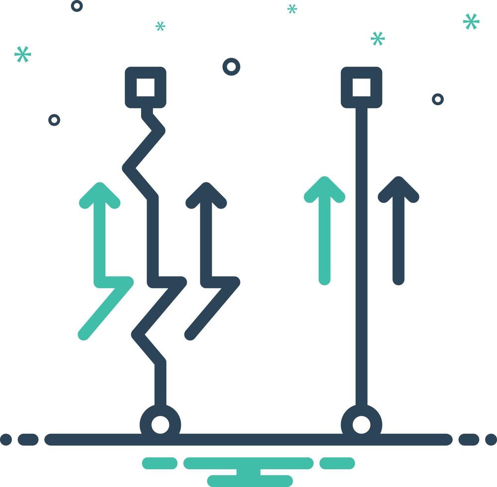 icône de mélange pour simple vecteur