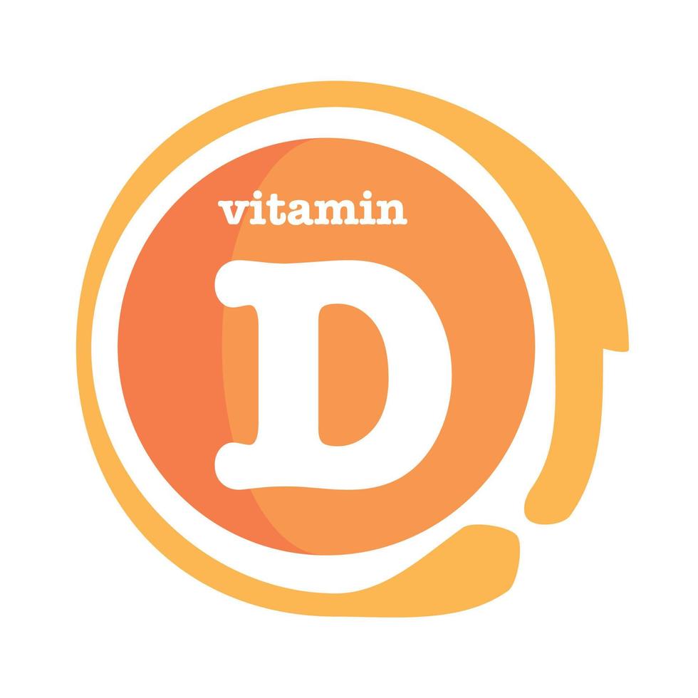 Ensemble de collection de logos d'icônes de vitamine d soleil, cholécalciférol corporel. goutte d'or goutte complexe de vitamines. médical pour l'illustration vectorielle de santé vecteur