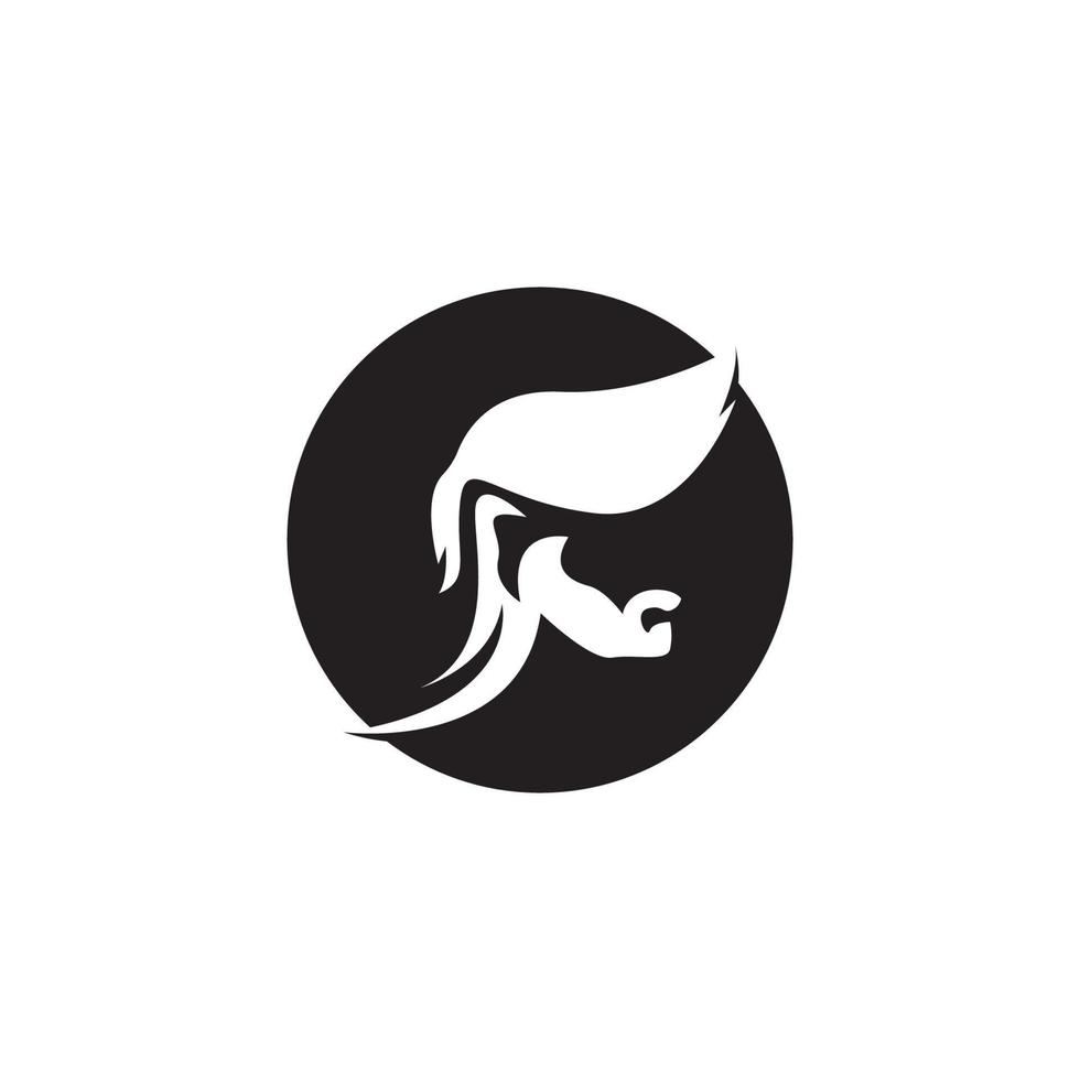 icône de style de cheveux et illustration de modèle de vecteur de symbole