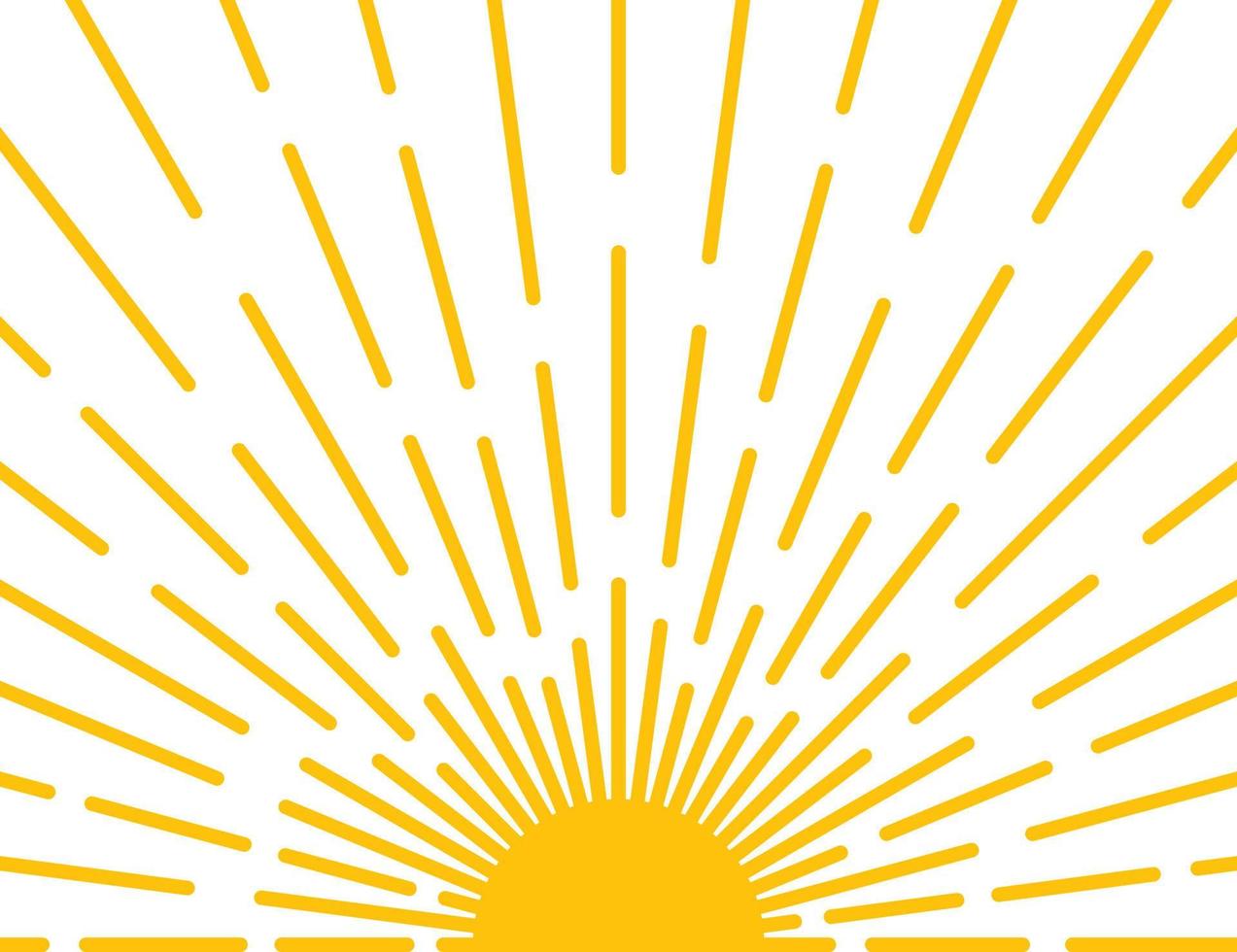 icône jaune d'éclat de soleil vecteur