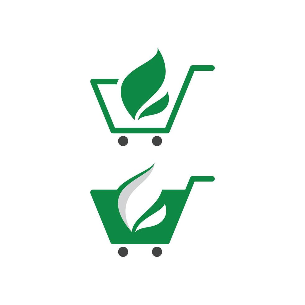 conception d'icône de logo de magasin de panier, modèle de vecteur d'illustration de panier d'achat