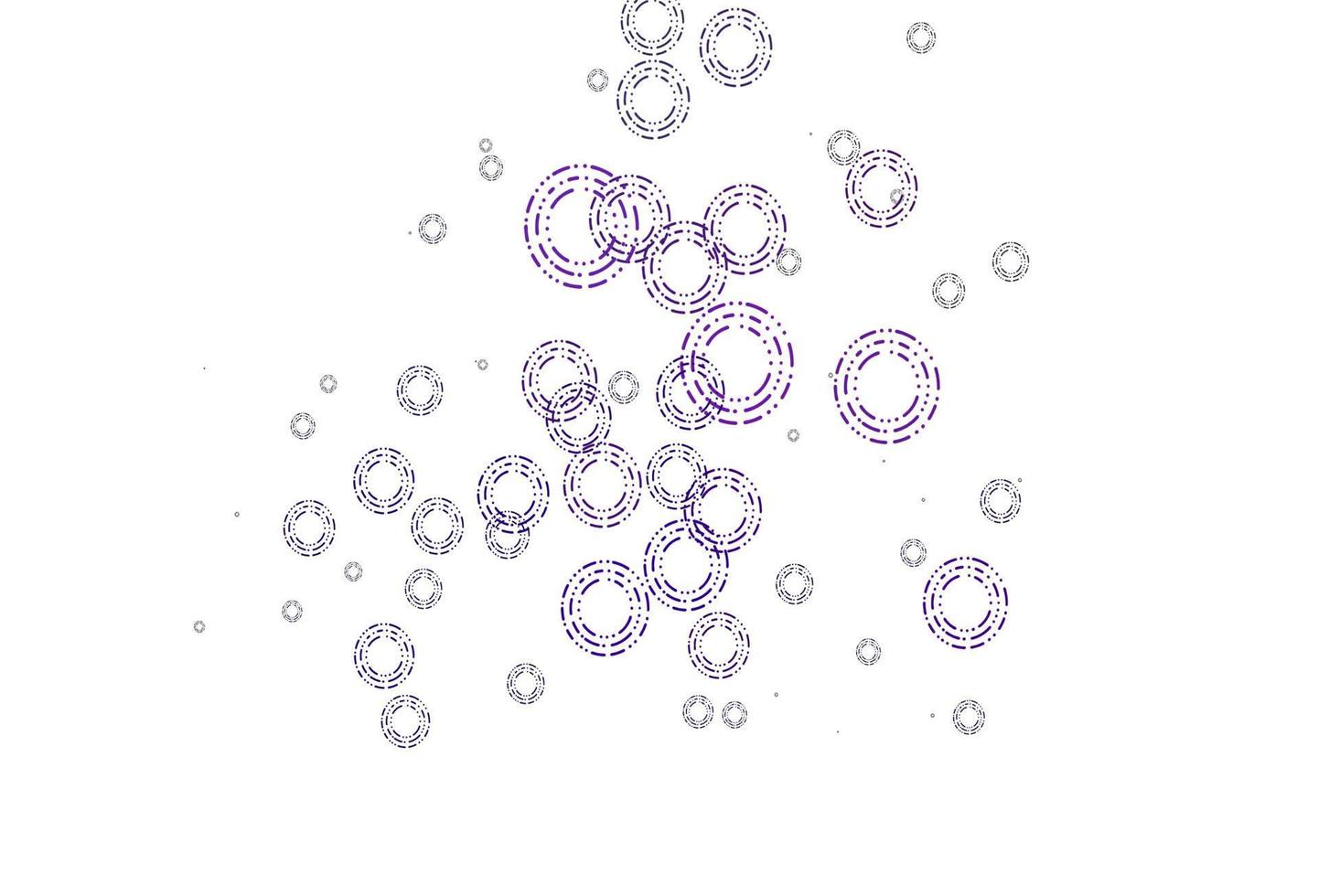 disposition de vecteur violet clair avec des formes de cercle.