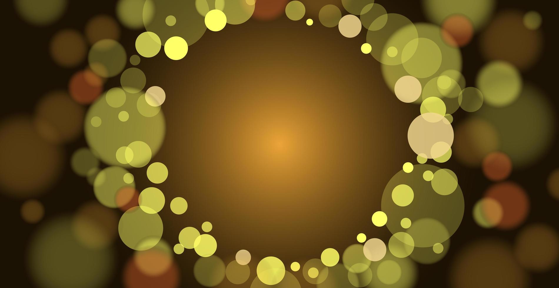 abstrait bokeh multicolore avec des cercles défocalisés et des paillettes. élément de décoration pour les vacances de noël et du nouvel an, cartes de voeux, bannières web, affiches - image vectorielle vecteur