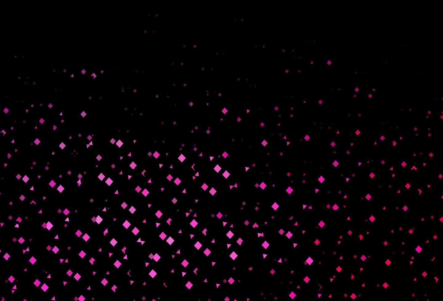 disposition vectorielle rose foncé avec des cercles, des lignes, des rectangles. vecteur