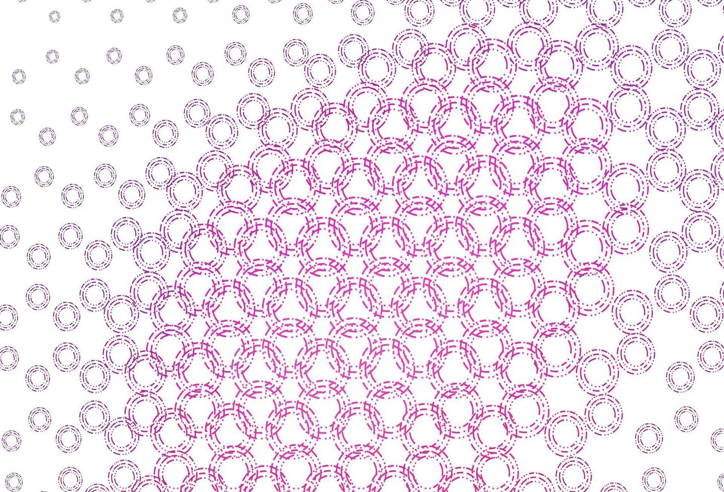 modèle vectoriel rose clair avec des cercles.