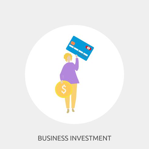 Business Investment Illustration conceptuelle Design vecteur