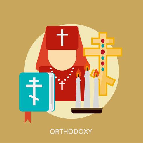 Orthodoxie Conceptuel illustration Design vecteur