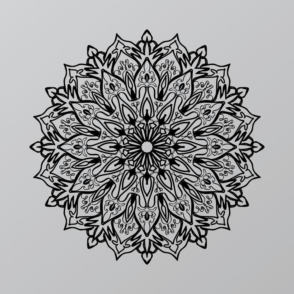 mandalas pour cahier de coloriage. ornements ronds décoratifs. forme de fleur inhabituelle. vecteur oriental, modèles de thérapie anti-stress. tisser des éléments de conception. vecteur de logos de yoga.