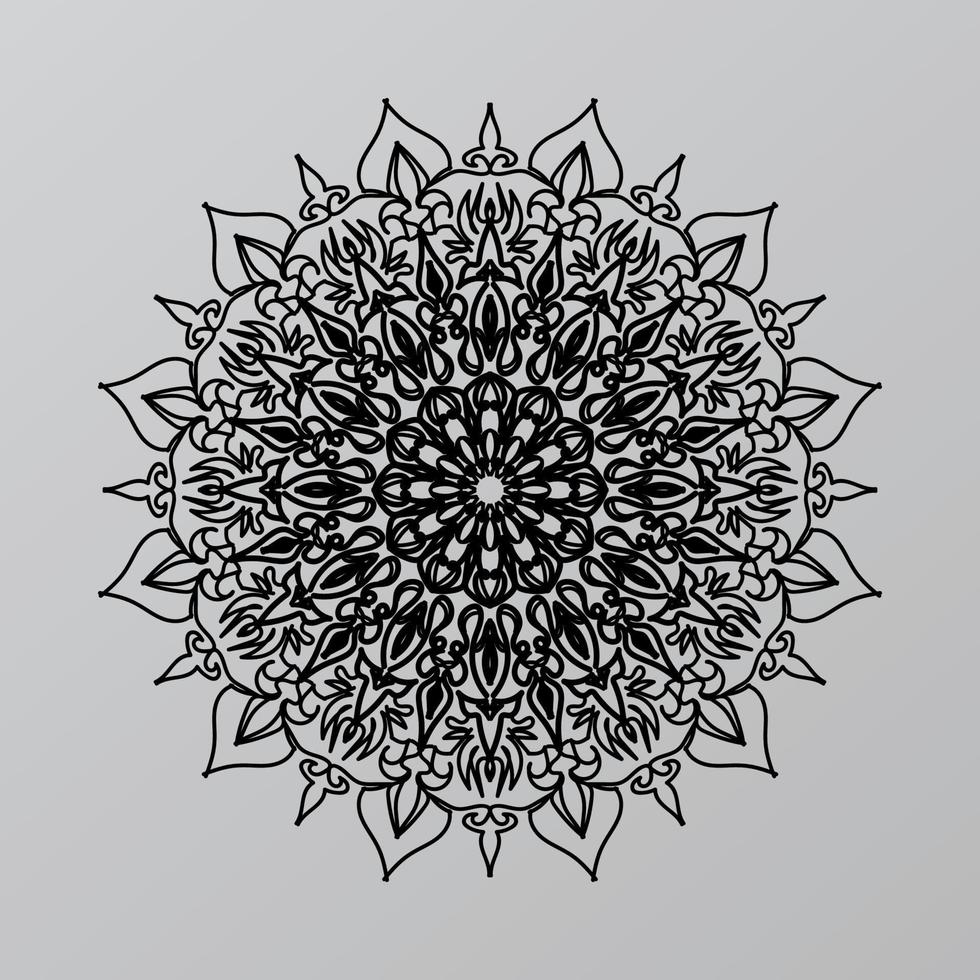 mandalas pour cahier de coloriage. ornements ronds décoratifs. forme de fleur inhabituelle. vecteur oriental, modèles de thérapie anti-stress. tisser des éléments de conception. vecteur de logos de yoga.