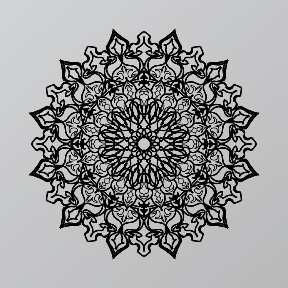 mandalas pour cahier de coloriage. ornements ronds décoratifs. forme de fleur inhabituelle. vecteur oriental, modèles de thérapie anti-stress. tisser des éléments de conception. vecteur de logos de yoga.