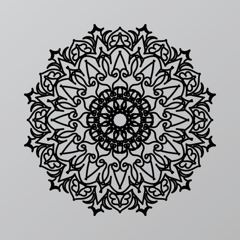 mandalas pour cahier de coloriage. ornements ronds décoratifs. forme de fleur inhabituelle. vecteur oriental, modèles de thérapie anti-stress. tisser des éléments de conception. vecteur de logos de yoga.