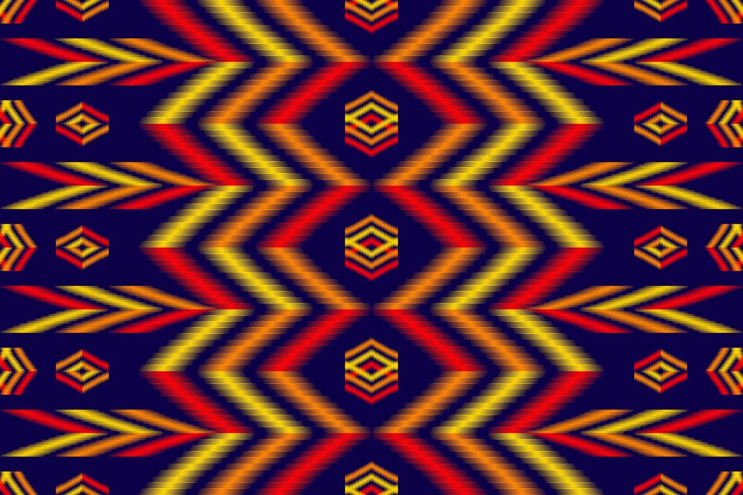 beau motif d'art ethnique géométrique traditionnel. conception pour tapis, papier peint, vêtements, emballage, batik, tissu, illustration vectorielle. figure le style de broderie tribal. vecteur