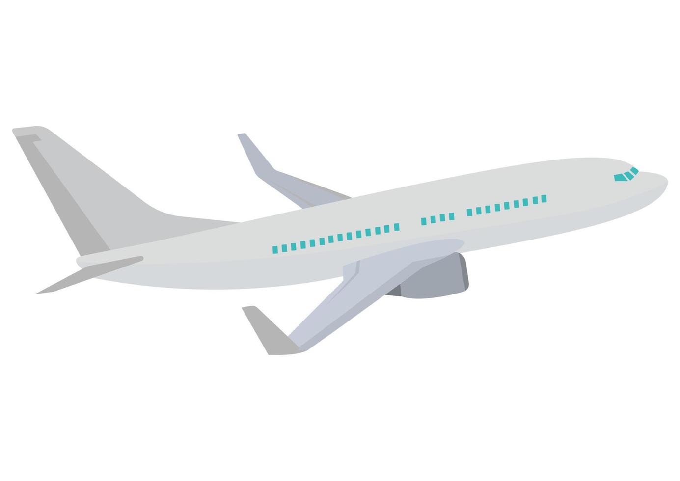 illustration vectorielle d'avion isolé sur fond blanc. clipart avion vecteur