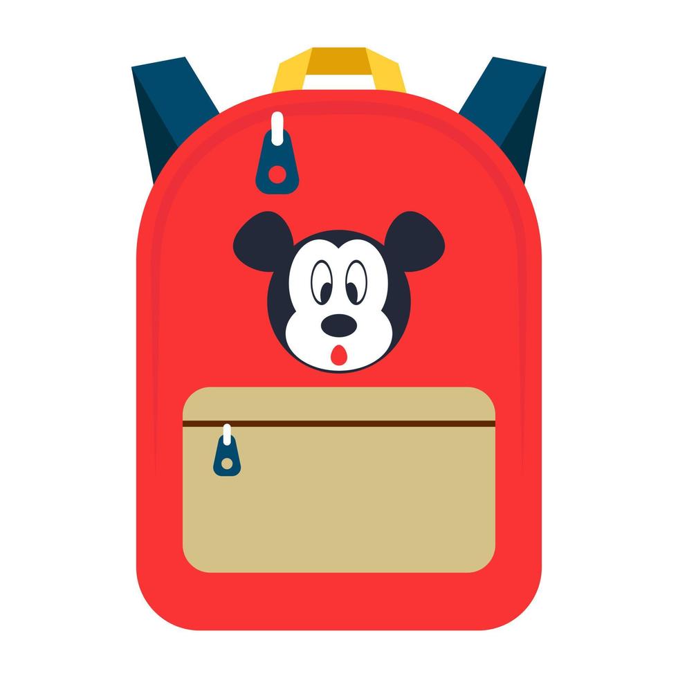 concepts de sac préscolaire vecteur