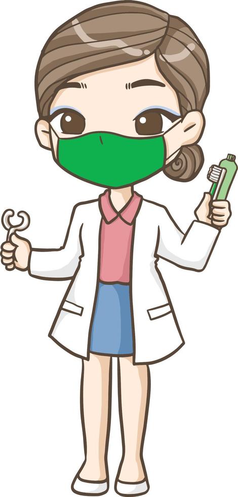 dentiste vecteur dessin animé clipart dessin