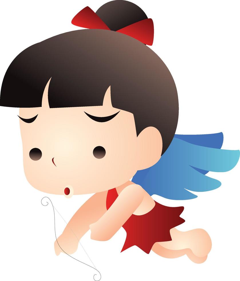 clipart de dessin animé de vecteur d'ange