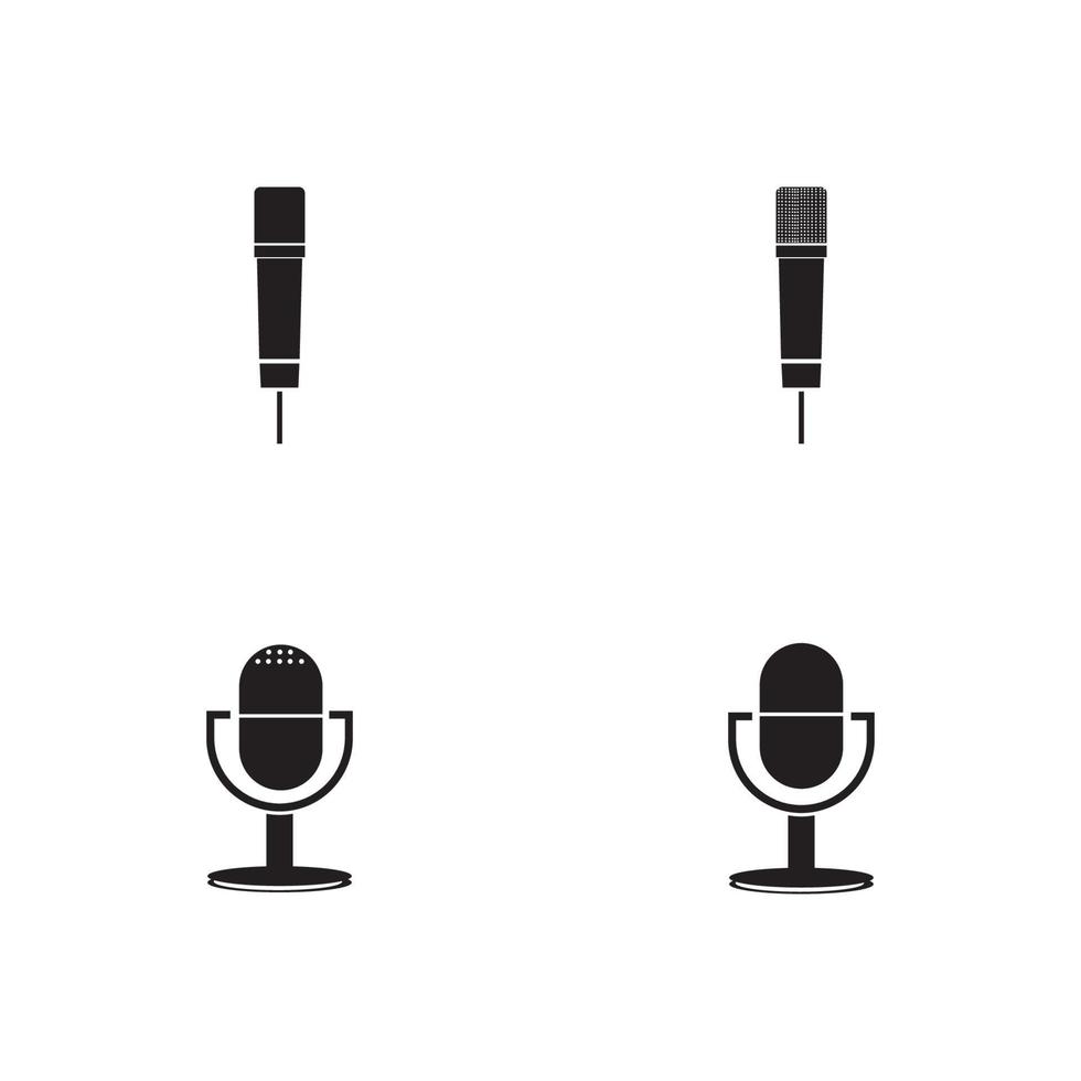 microphone icône design graphique modèle illustration vecteur