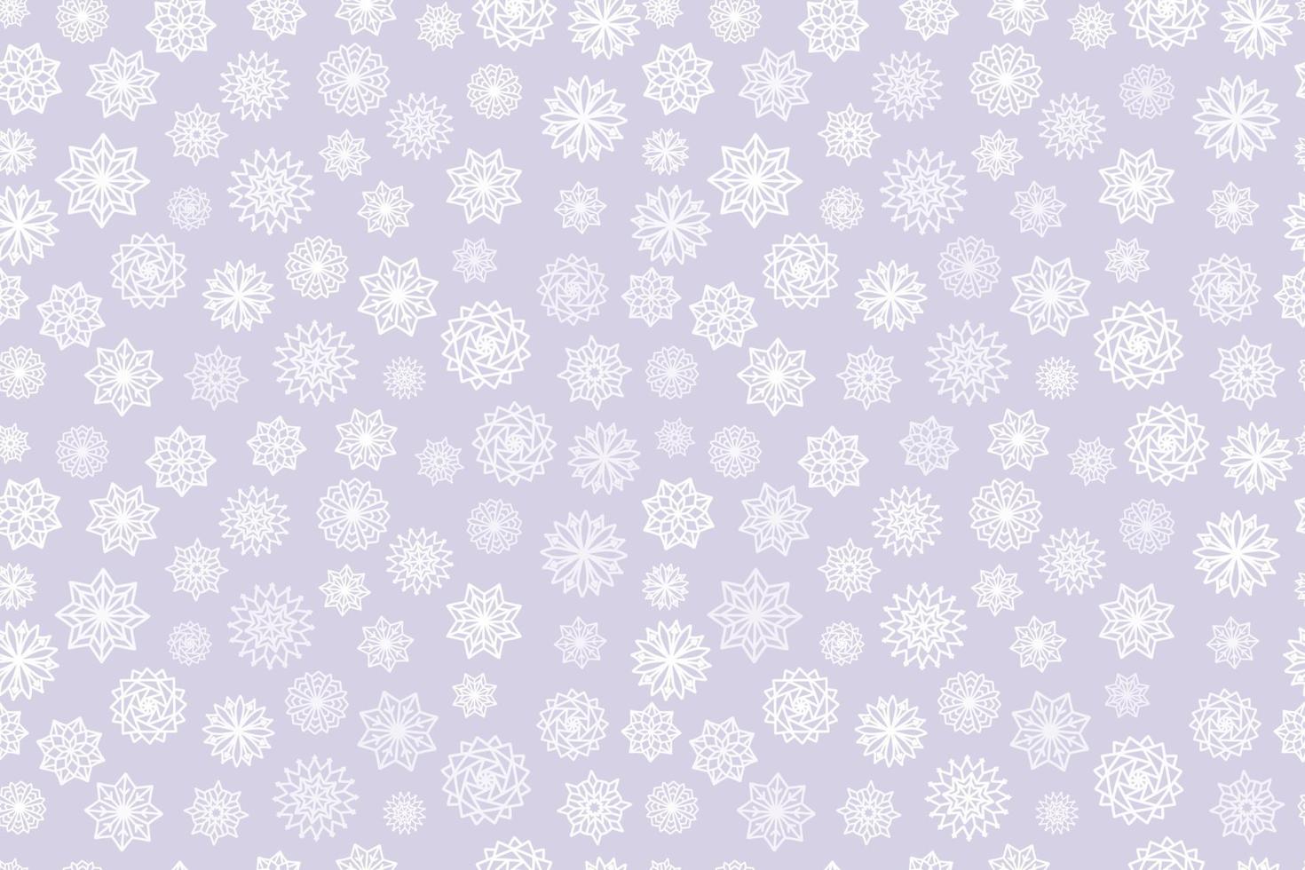 flocon de neige noël modèle sans couture couleur poussiéreuse délicate vecteur