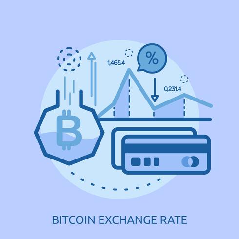 Taux de change de l&#39;euro Illustration conceptuelle Conception vecteur