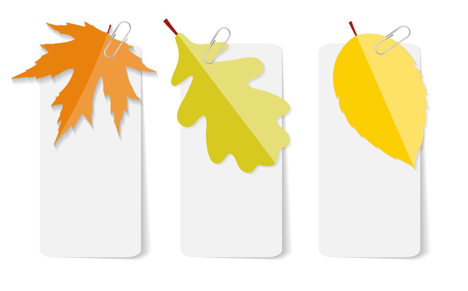 feuilles d'automne modèles d'infographie pour vecteur d'affaires illustra