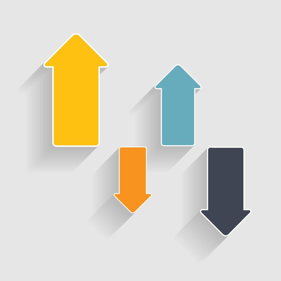 modèles d'infographie pour l'illustration vectorielle d'affaires. vecteur