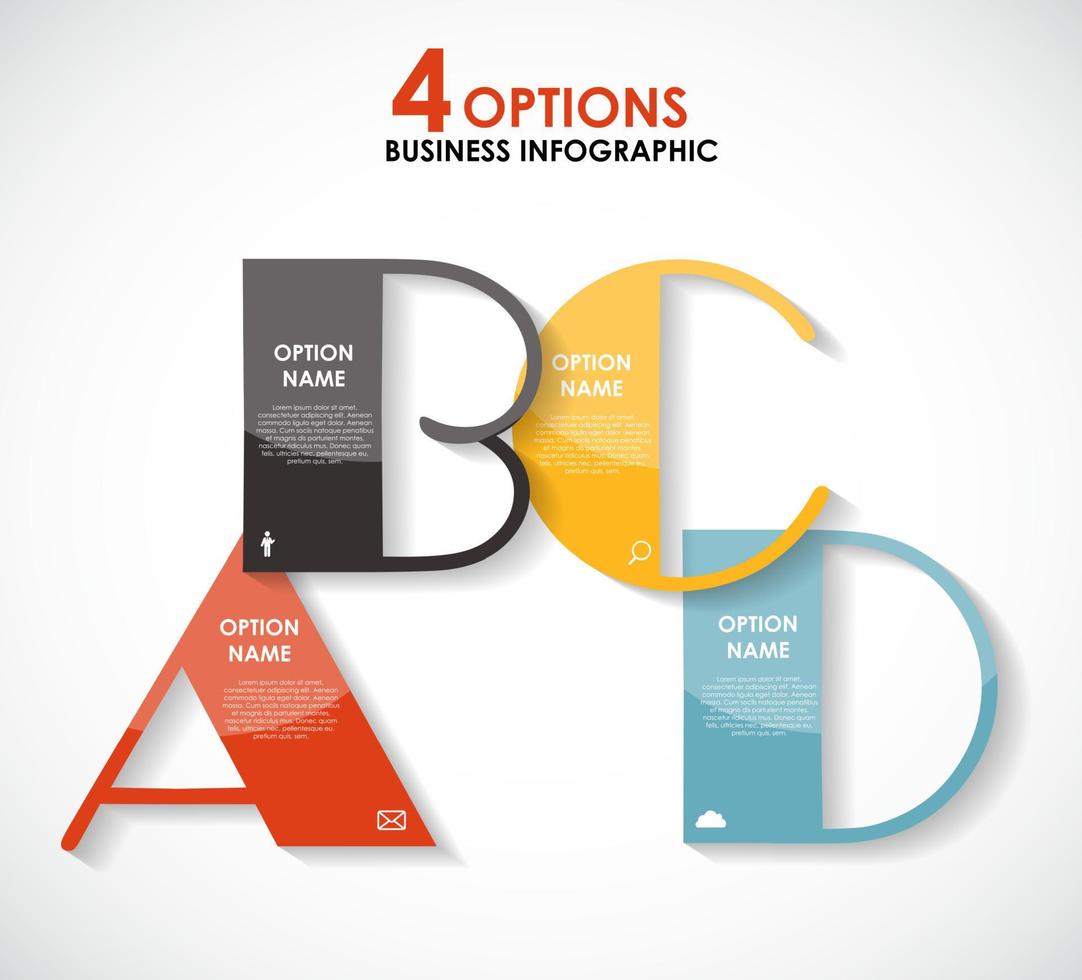 modèles d'infographie pour l'illustration vectorielle d'affaires. eps10 vecteur