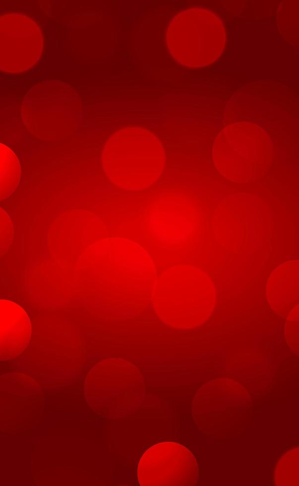 Résumé bokeh floue multicolore sur fond rouge - vector