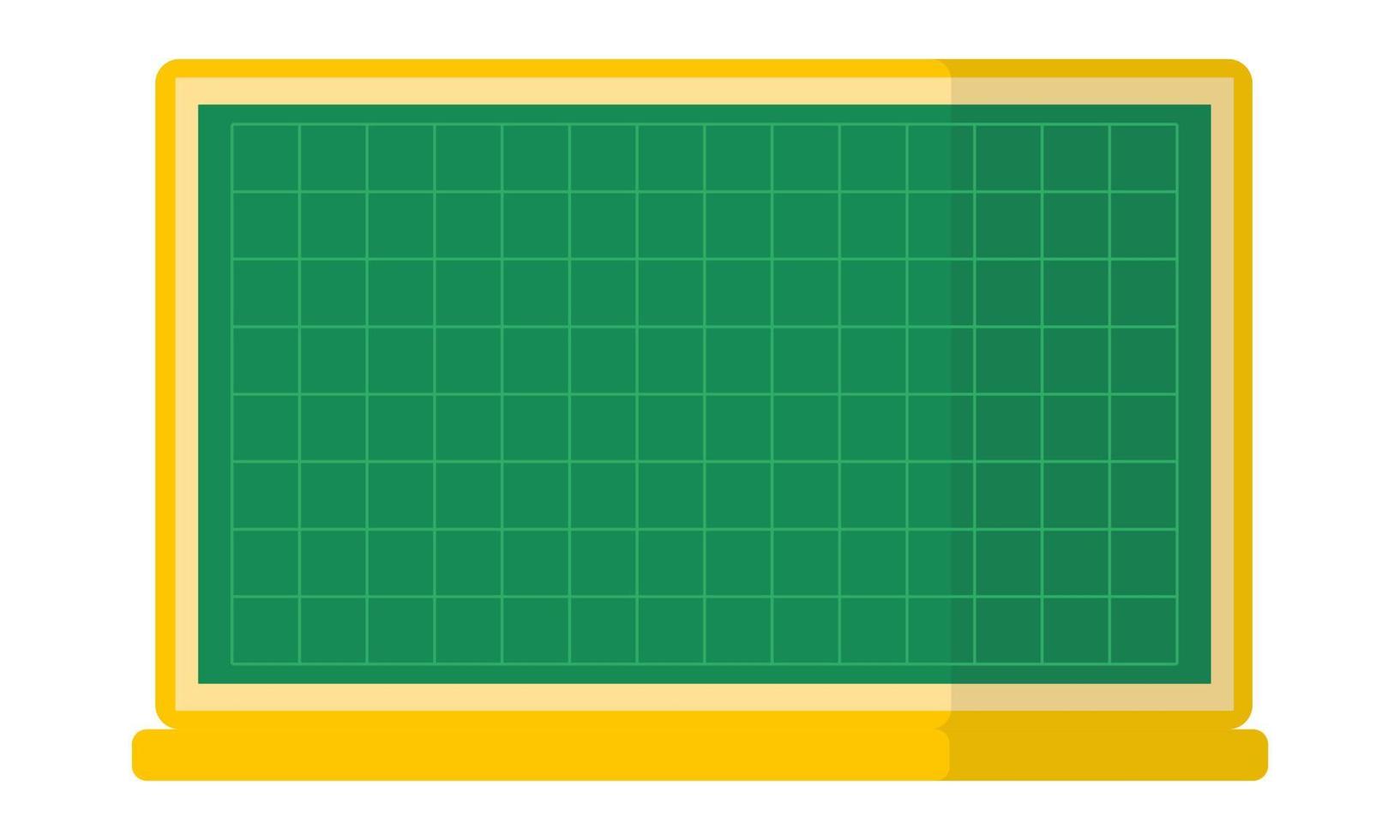 commission scolaire à carreaux verts de dessin animé de vecteur. vecteur