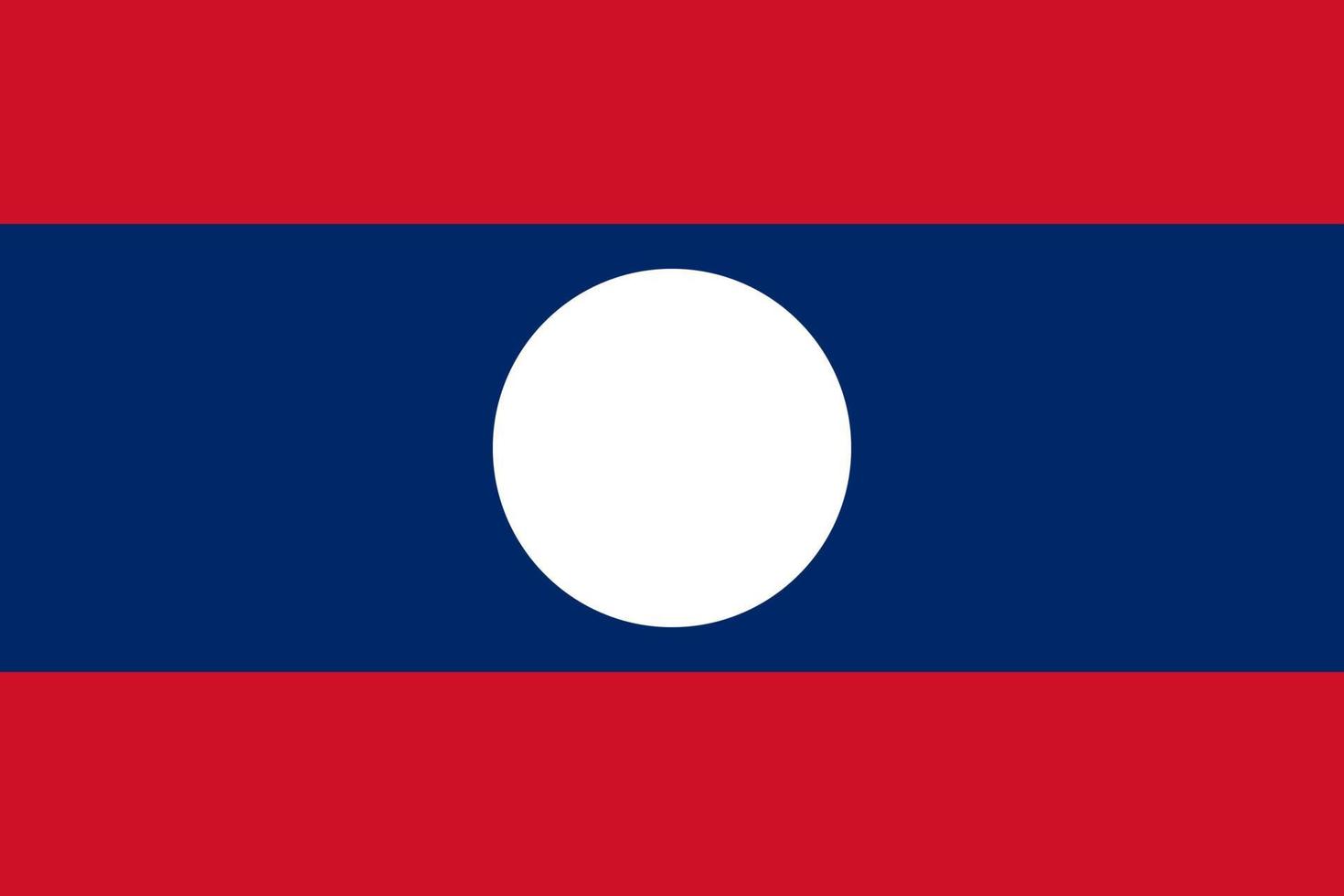 vecteur de drapeau du laos