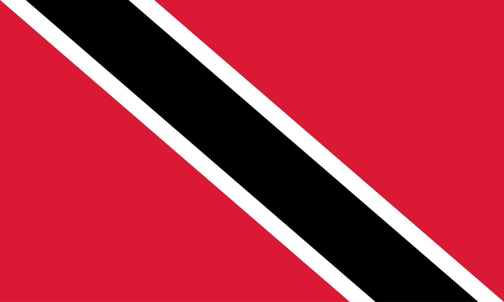 vecteur de drapeau de trinité-et-tobago