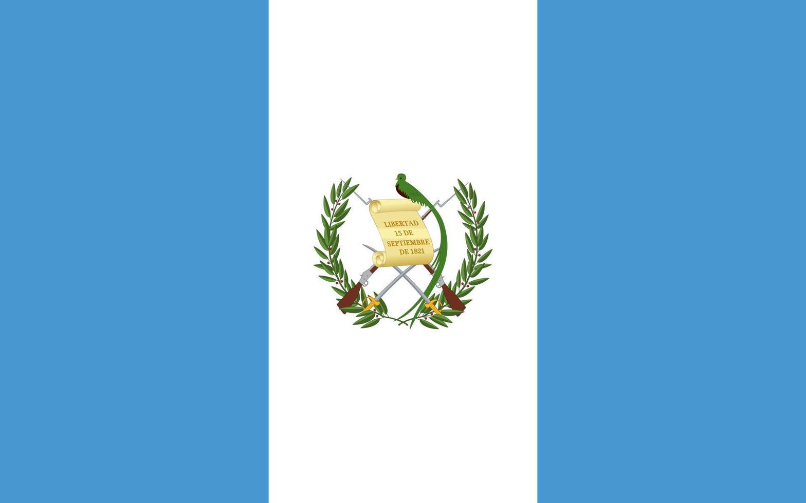 vecteur de drapeau du Guatemala