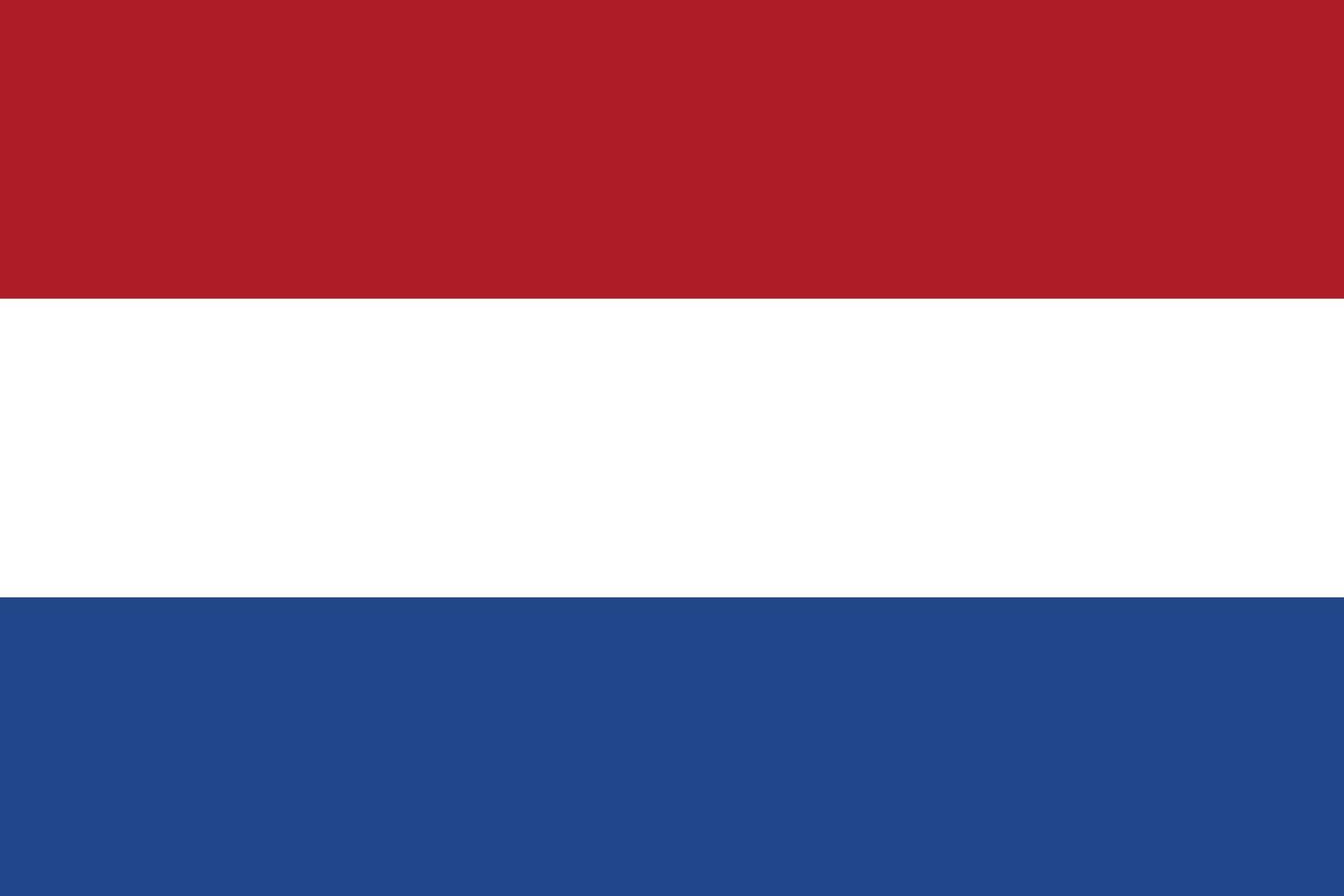 vecteur de drapeau des pays-bas