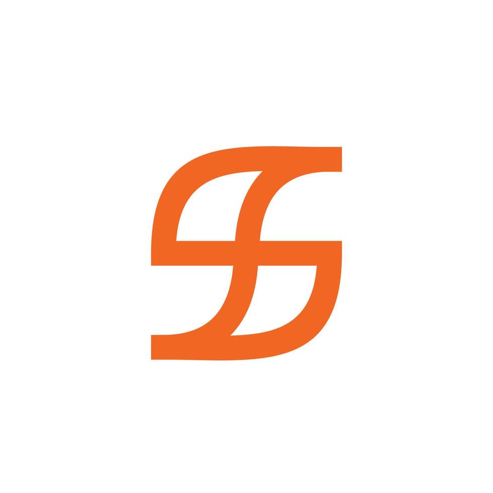 un logo avec les initiales lettre s moderne et sophistiqué 1 vecteur