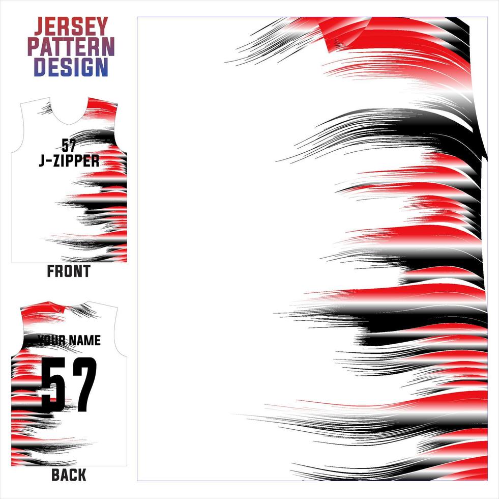 modèle de modèle de jersey vecteur concept abstrait pour l'impression ou la sublimation uniformes de sport football volley-ball basket-ball e-sport cyclisme et pêche