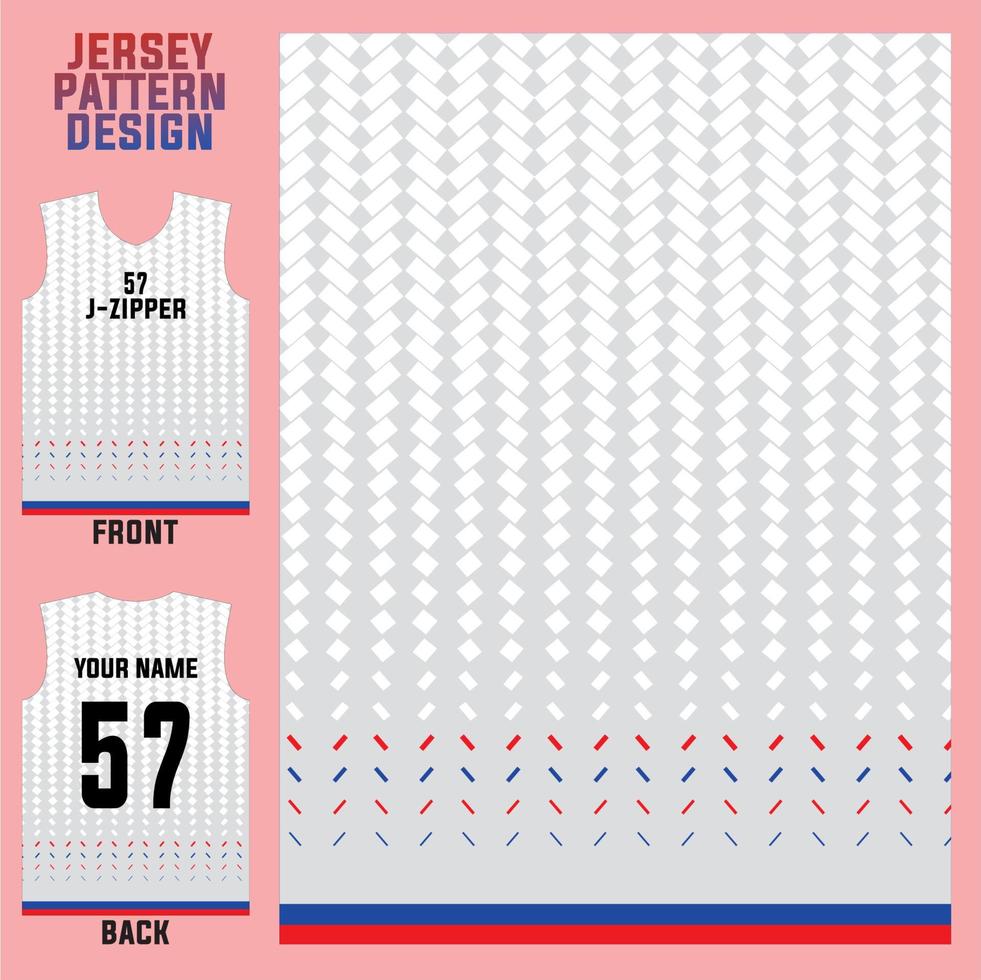 modèle de modèle de jersey vecteur concept abstrait pour l'impression ou la sublimation uniformes de sport football volley-ball basket-ball e-sport cyclisme et pêche