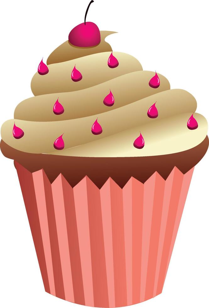 gâteau dessin animé illustration mignon clipart vecteur