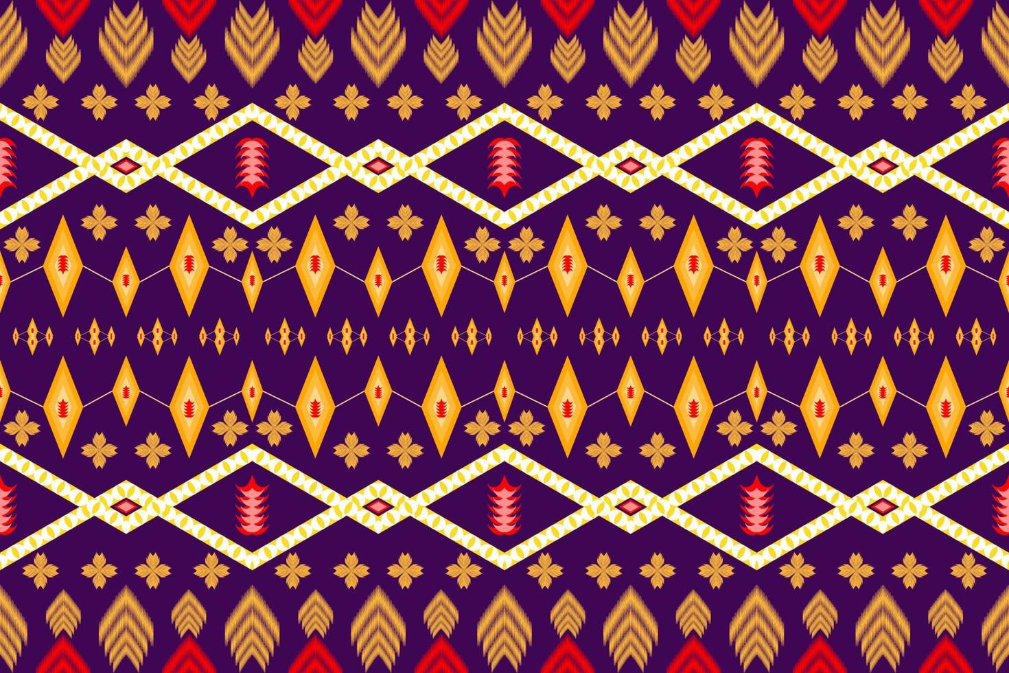 beau motif d'art oriental ethnique ethnique traditionnel. conception pour tapis, papier peint, vêtements, emballage, batik, tissu, illustration vectorielle. figure le style de broderie tribale. vecteur