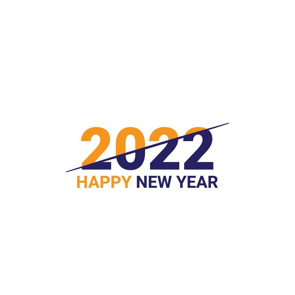 bonne année 2022. fond de modèle affiche festive ou conception de bannière. fond de bonne année moderne vecteur