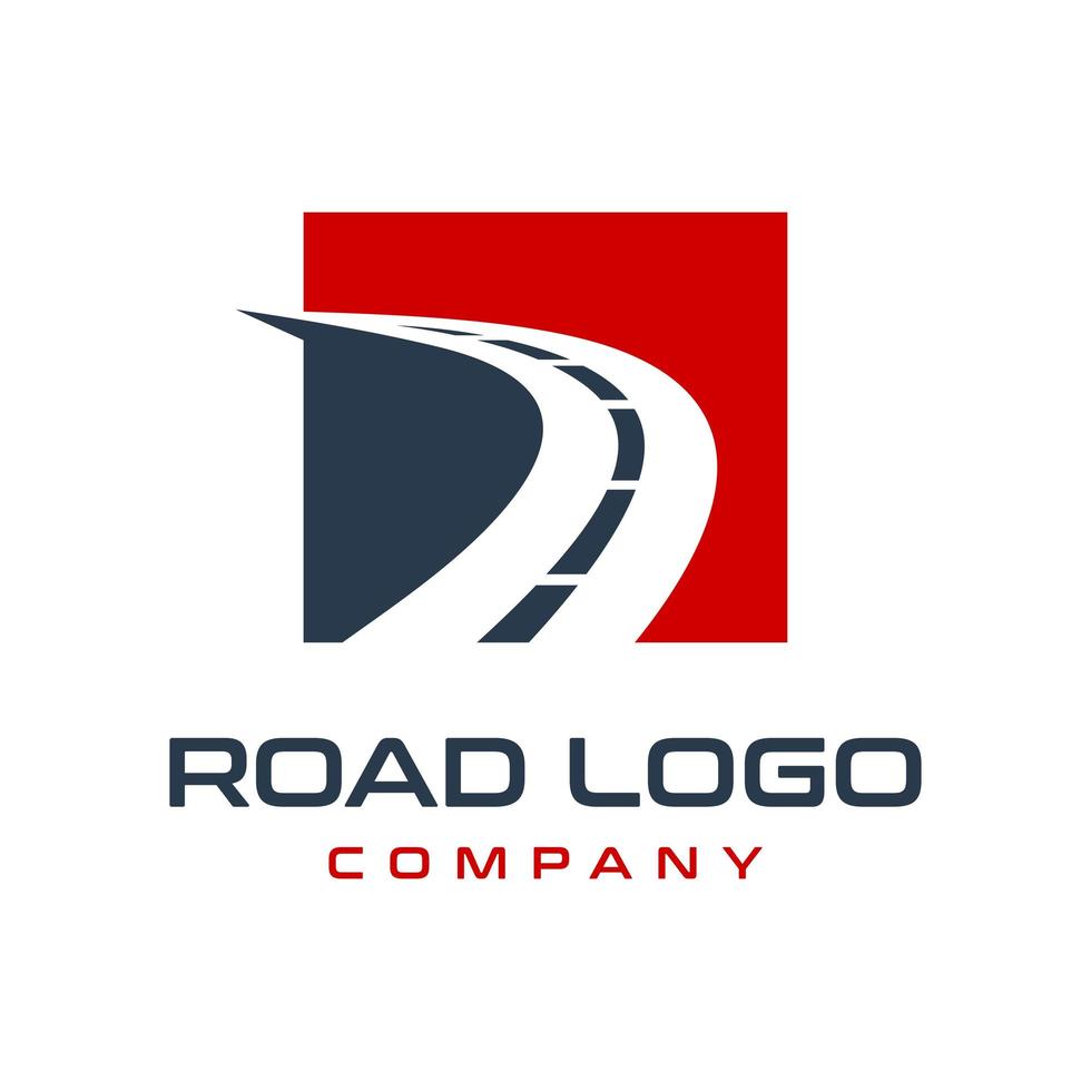 création de logo de route vecteur