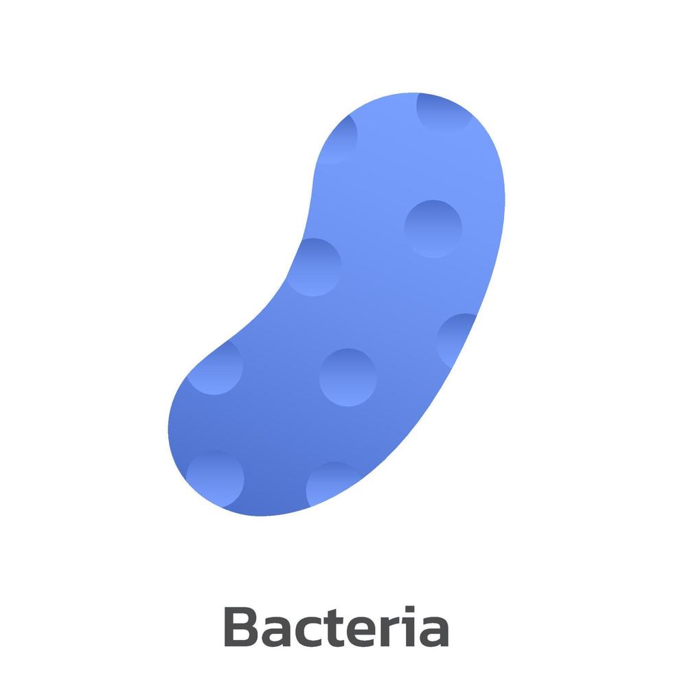 vecteur de dessin animé de virus et de bactéries.