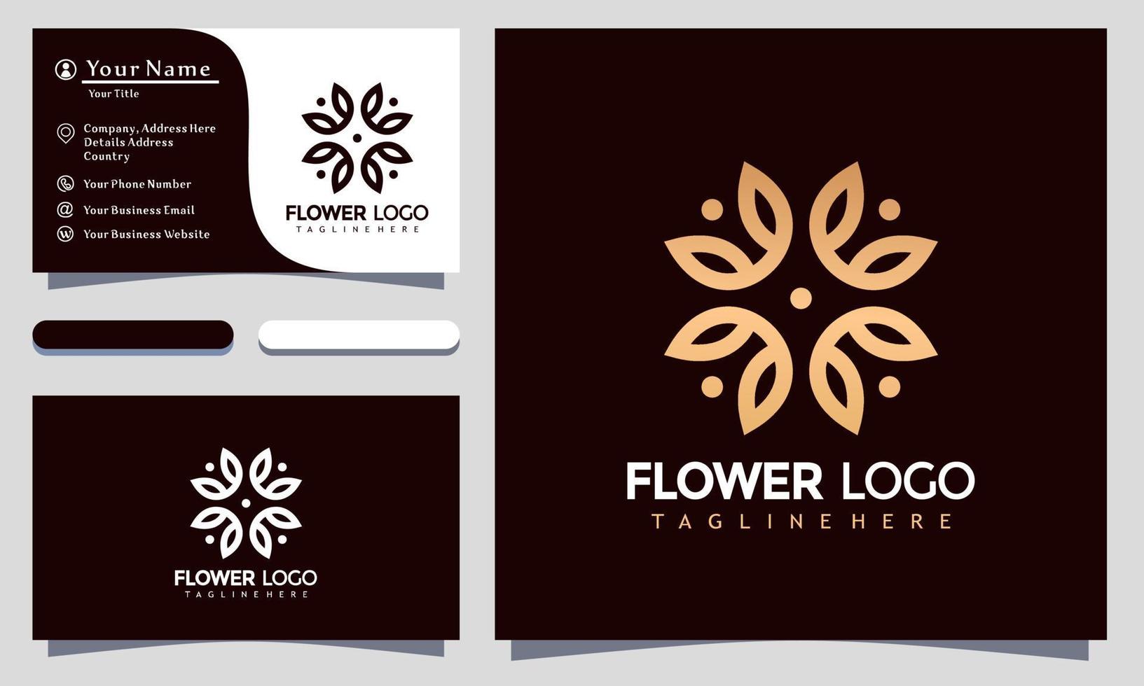 vecteur de logo fleur lotus, conception de logo fleur boutique, logo moderne, conceptions de logo modèle d'illustration vectorielle