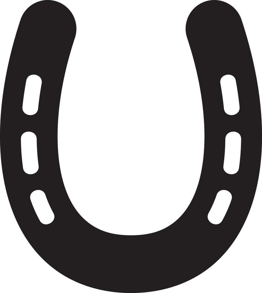 icône de fer à cheval vecteur
