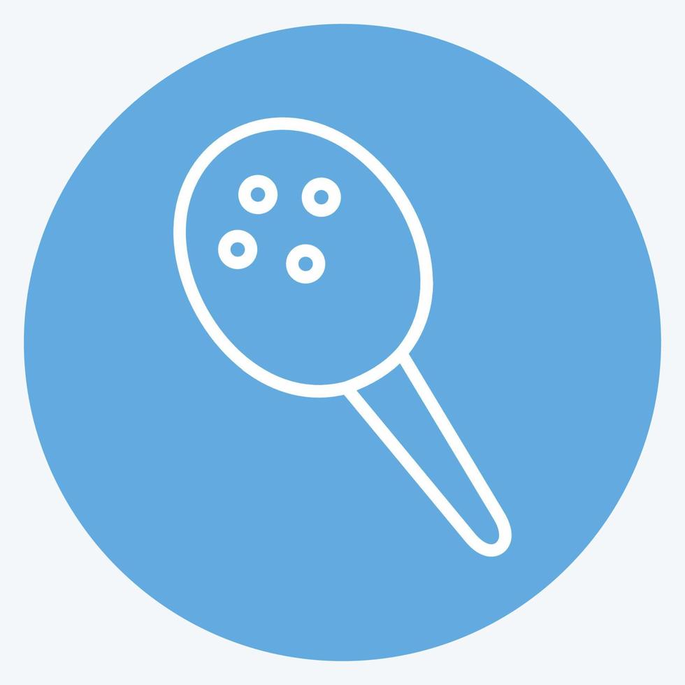 icône shaker toy 1 - style yeux bleus - illustration simple vecteur