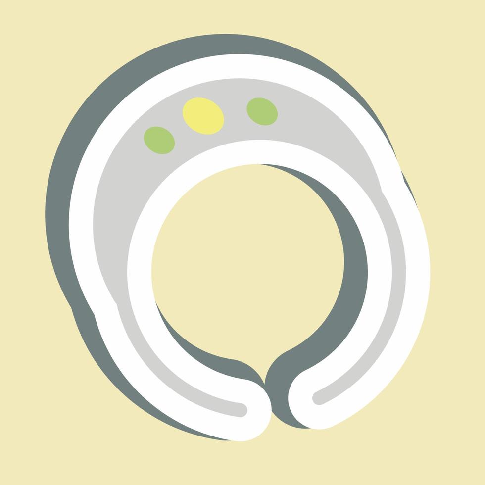 bracelet autocollant - illustration simple, bon pour les impressions, les annonces, etc. vecteur