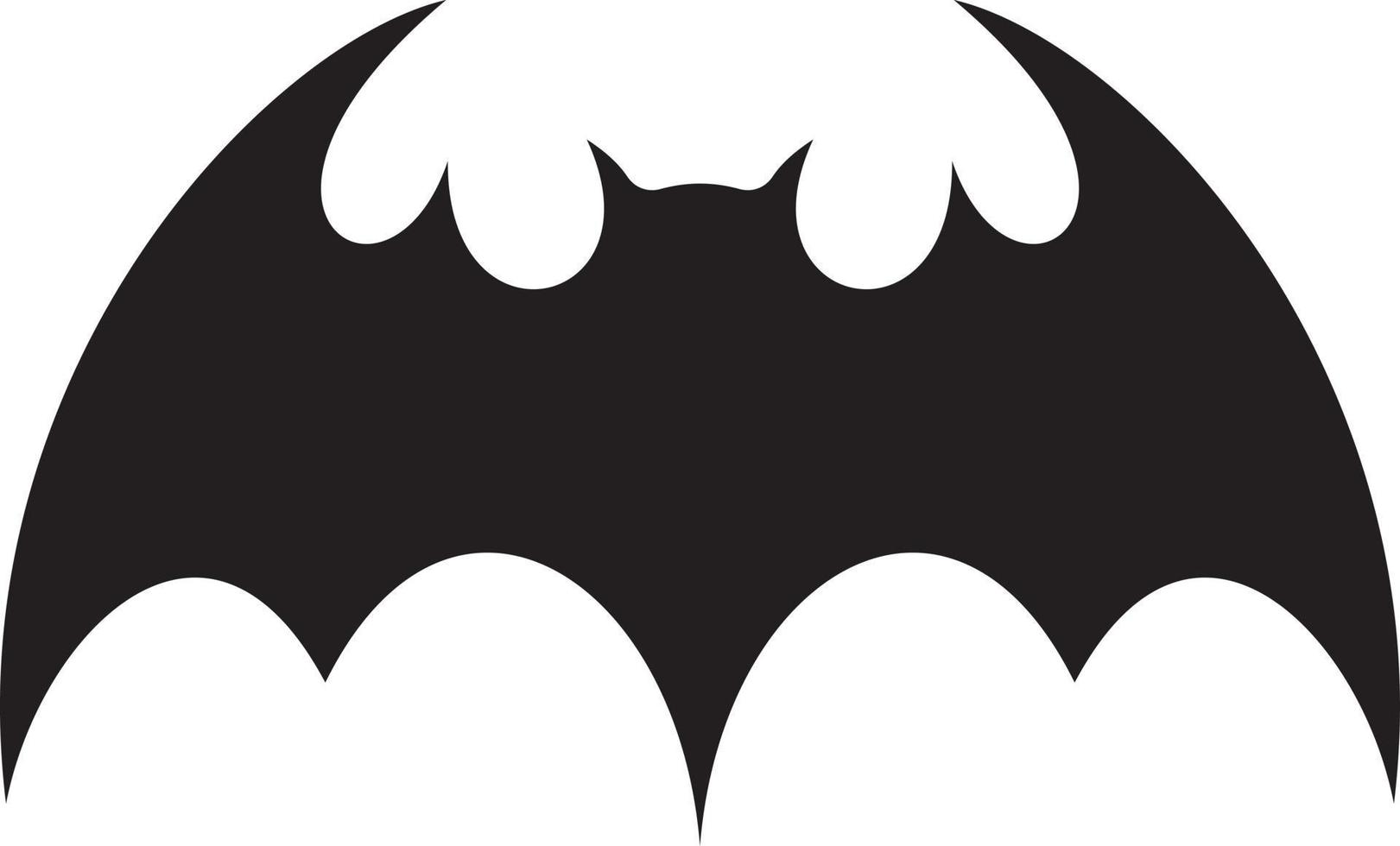 logo de super-héros de chauve-souris vecteur