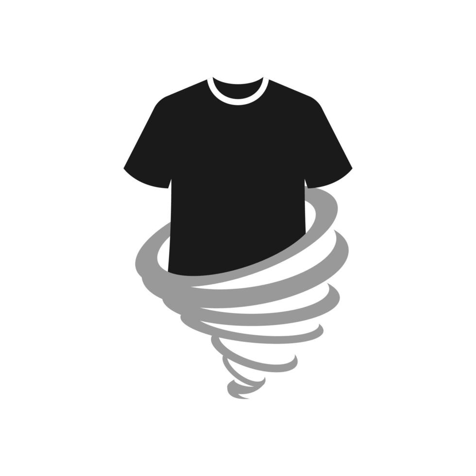 illustration vectorielle du logo de la chemise de lavage. parfait à utiliser pour une entreprise technologique vecteur