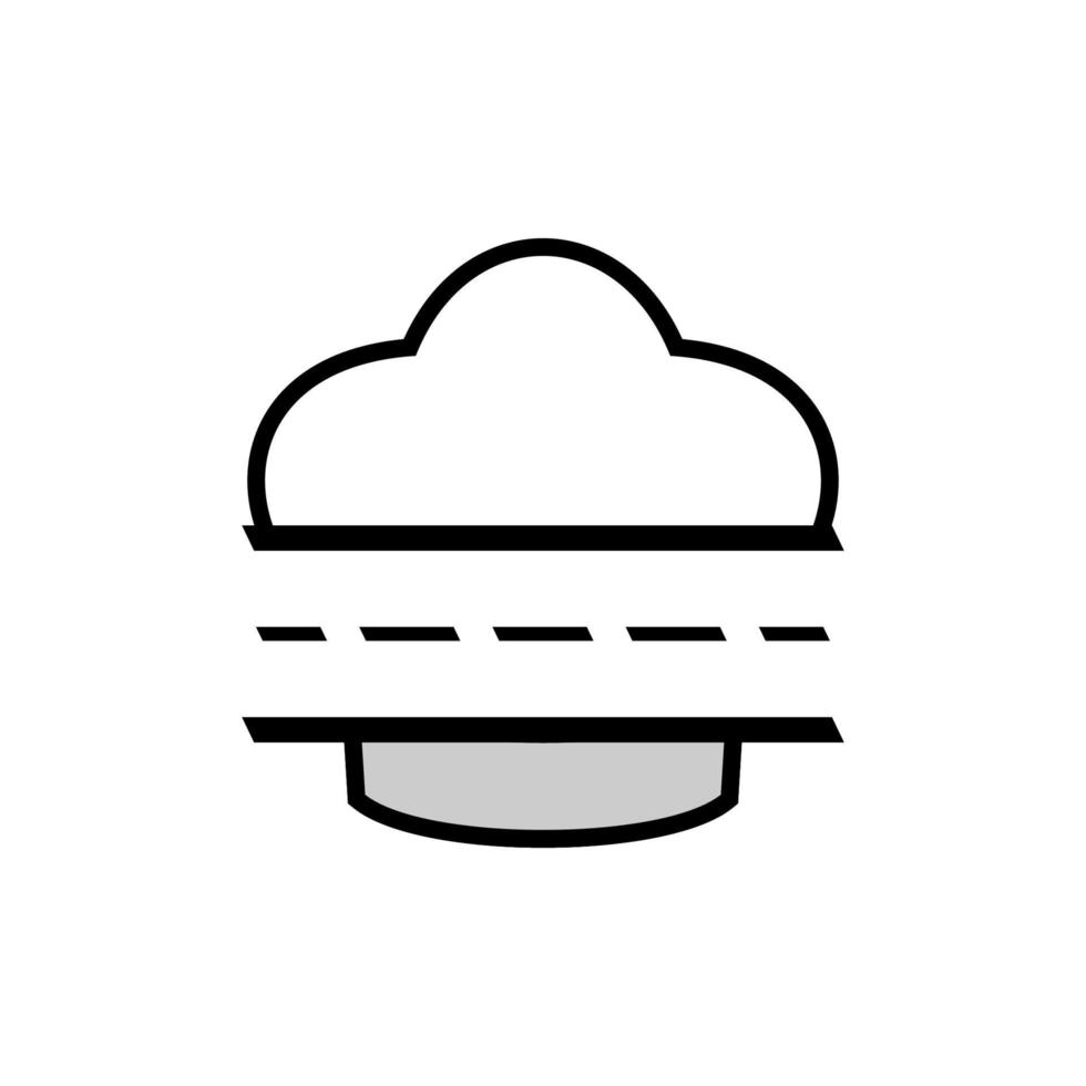 illustration vectorielle du chef sur le logo de la route. parfait à utiliser pour une entreprise technologique vecteur