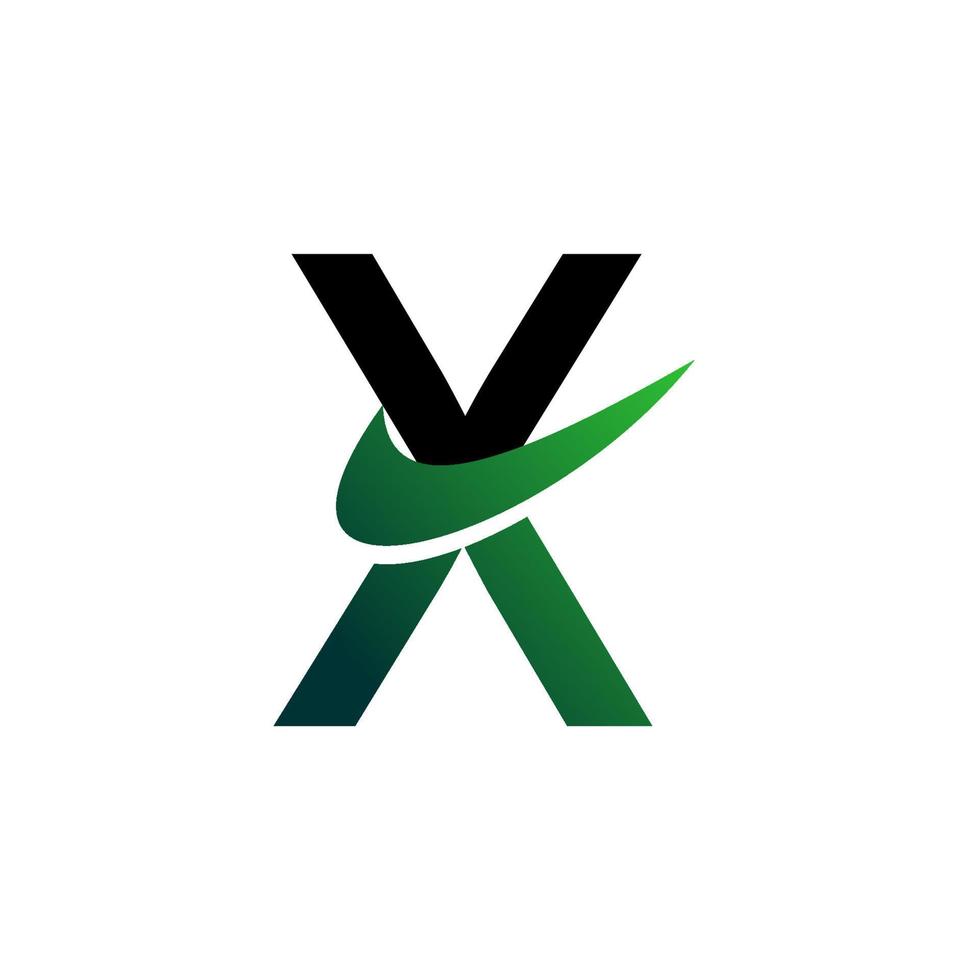 illustration vectorielle de lettre x avec concept aérien. parfait à utiliser pour une entreprise technologique vecteur