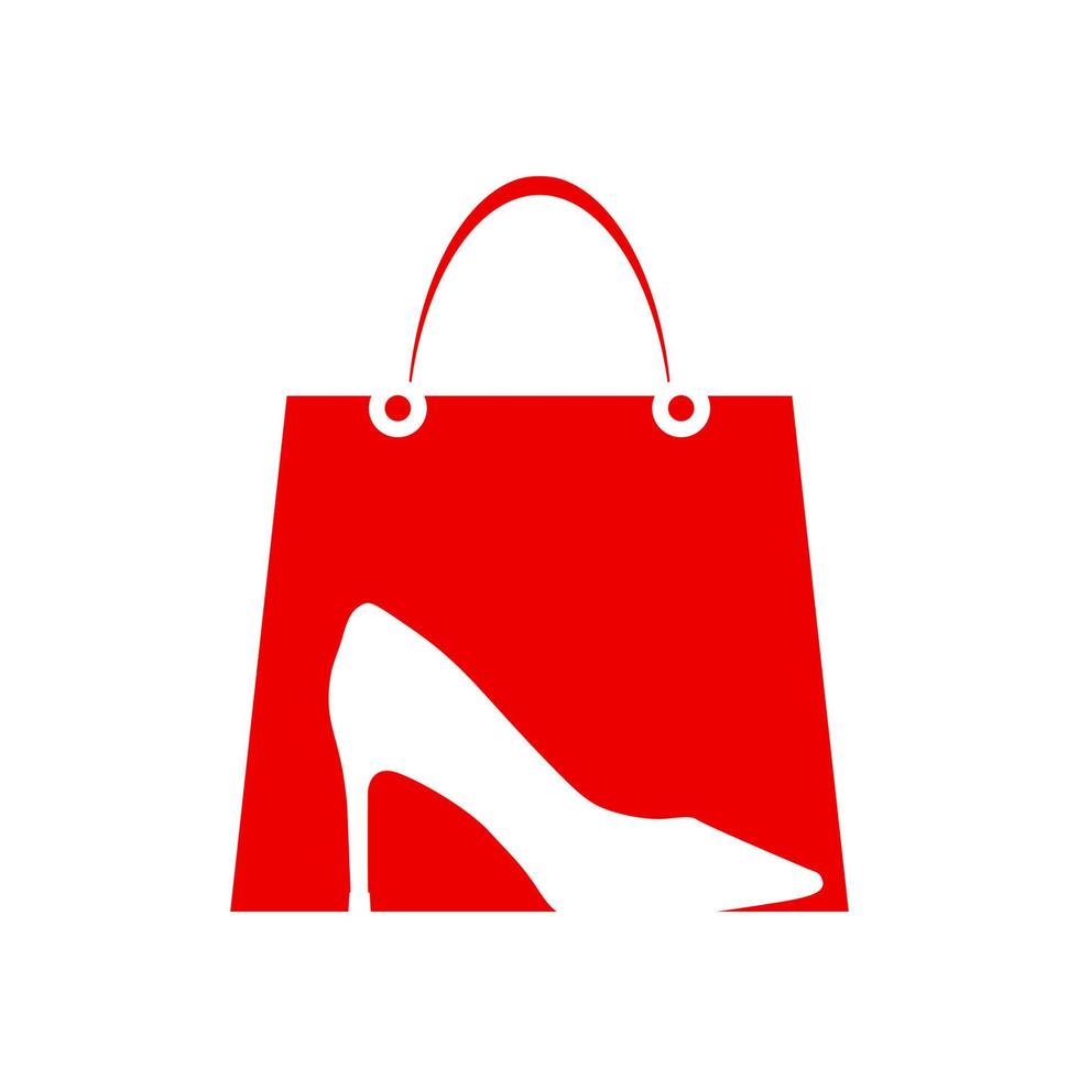 illustration vectorielle du logo du magasin de talons hauts. parfait à utiliser pour une entreprise de mode vecteur